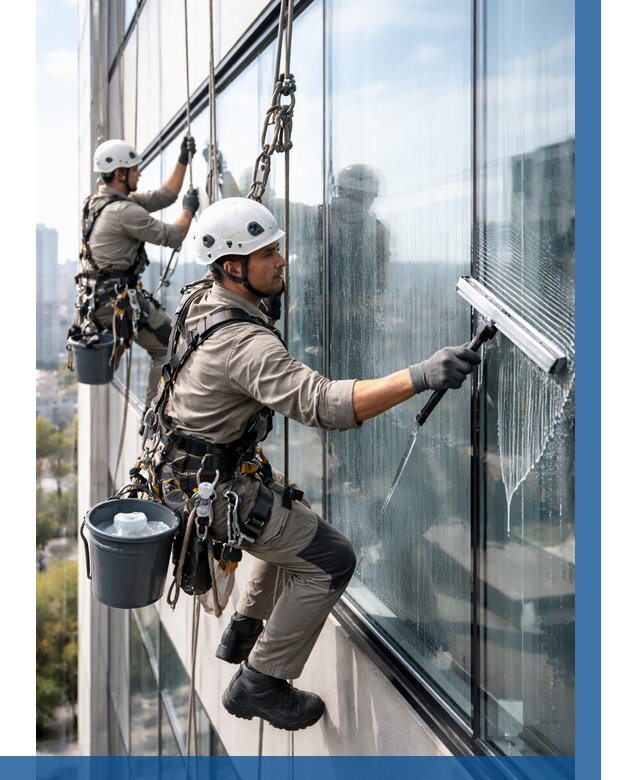 Мойка окон альпинистами в Беслане от 4557 р. | ВЫСОТНИК-Бсл