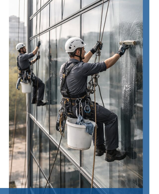 Мойка сплошного остекления в Беслане, заказать от 304 р.| ВЫСОТНИК-Бсл