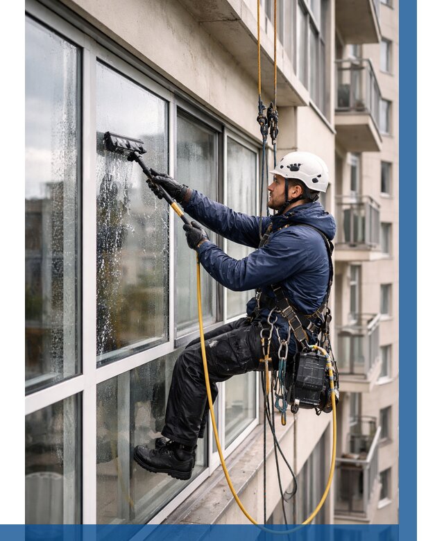 Мойка балконного остекления в Беслане от 3544 р. | ВЫСОТНИК-Бсл