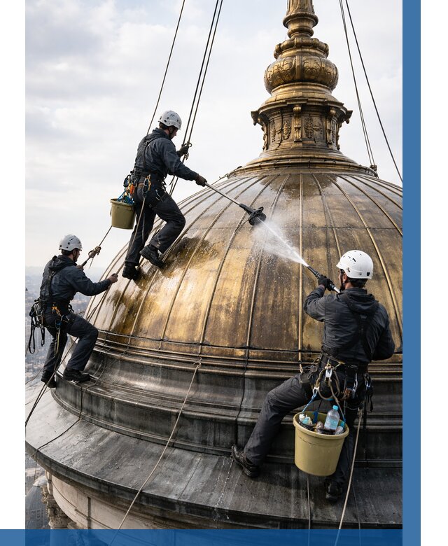 Мойка куполов и шпилей в Беслане от 8101 р. - заказать | ВЫСОТНИК-Бсл