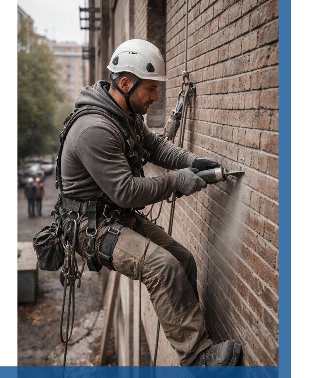 Расшивка кирпичных швов в Беслане от 608 р. | ВЫСОТНИК-Бсл