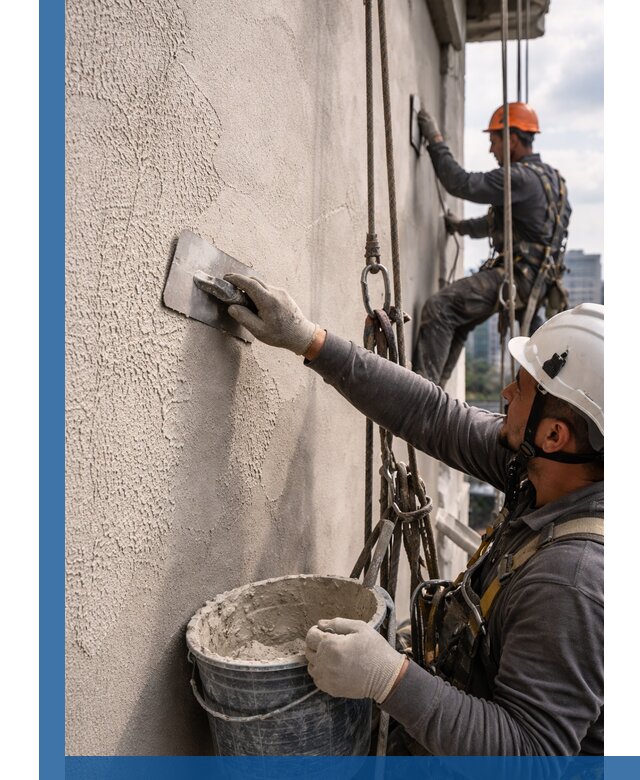 Декоративная штукатурка фасада с утеплением и защитой в Беслане