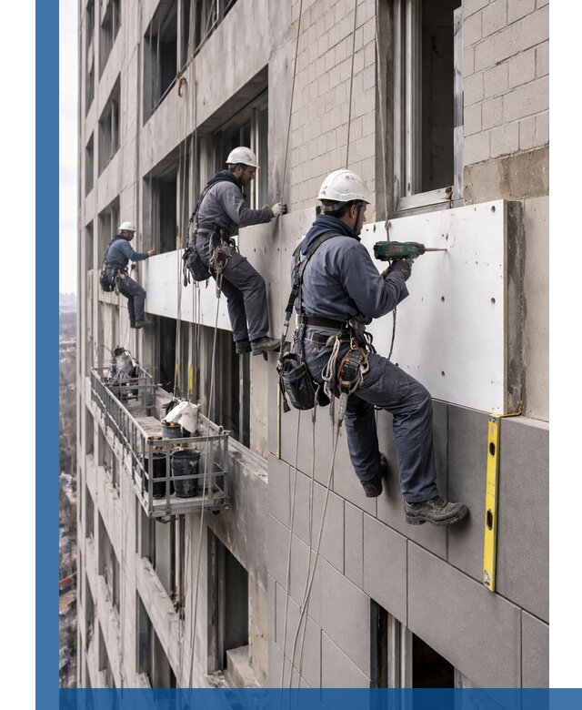 Монтаж фасадных термопанелей высокого качества в Беслане