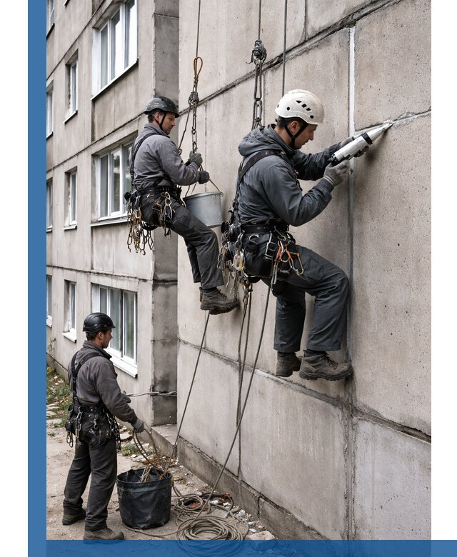 Герметизация межпанельных швов в Беслане с гарантией герметичности