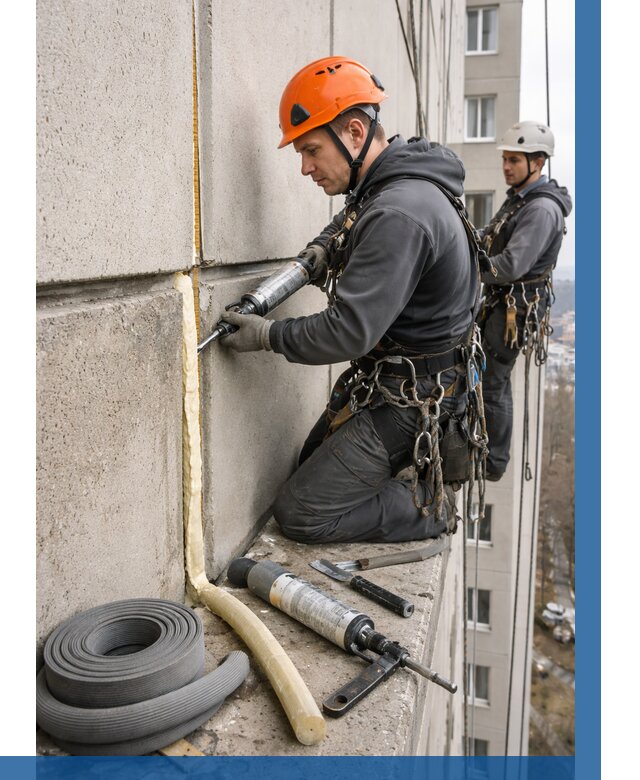 Теплый шов межпанельные швы в Беслане от 709 р. | ВЫСОТНИК-Бсл