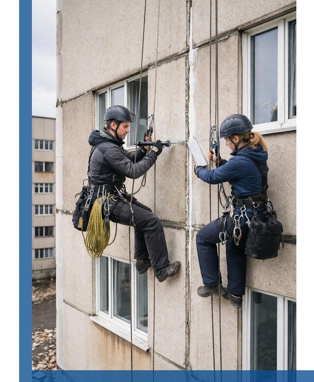 Герметизация межпанельных швов тёплым швом в Беслане