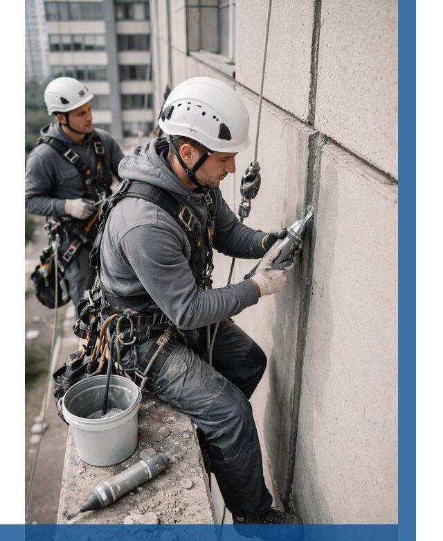 Ремонт деформационных швов здания в Беслане от 1013 р. | ВЫСОТНИК-Бсл