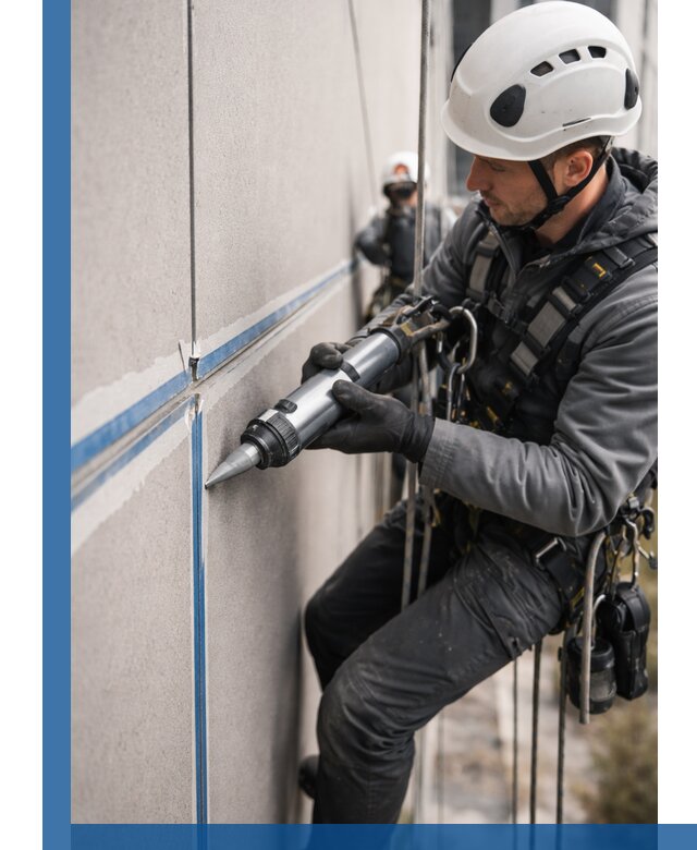 Герметизация стыков фасадных панелей в Беслане качественно и быстро