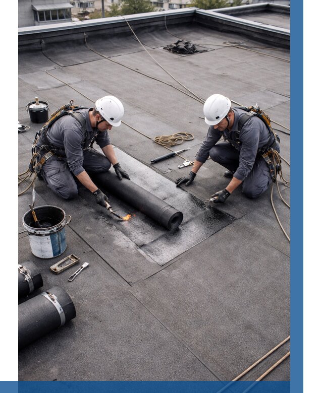 Ремонт мягкой кровли под ключ в Беслане от 709 р. | ВЫСОТНИК-Бсл