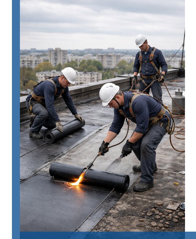 Ремонт наплавляемой кровли в Беслане качественно и надежно