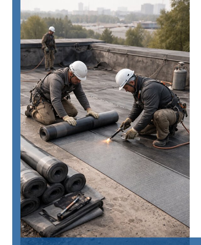Монтаж мягкой кровли в Беслане профессионально и надежно