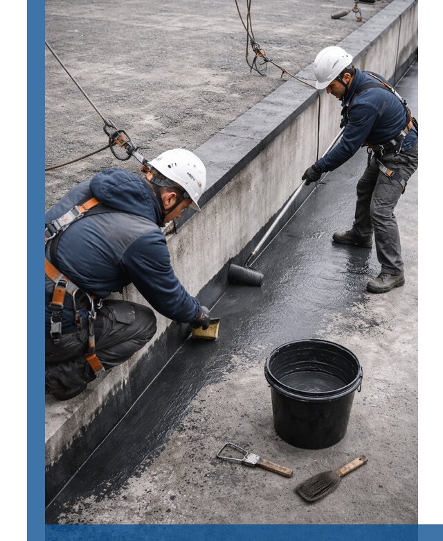 Гидроизоляция кровли жидкой резиной профессионально в Беслане