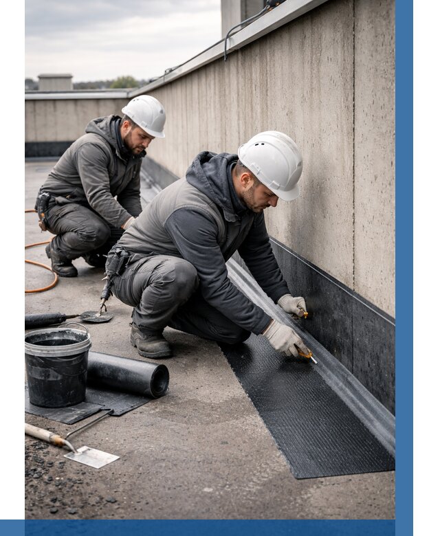 Гидроизоляция примыканий на кровле в Беслане от 911 р. | ВЫСОТНИК-Бсл