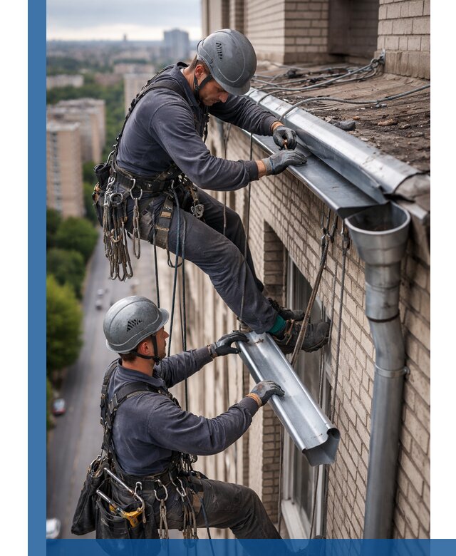 Ремонт водосточных желобов в Беслане, быстро и качественно