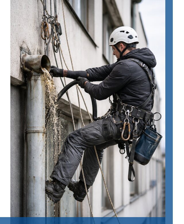 Прочистка водосточных труб в Беслане от 3544 р. | ВЫСОТНИК-Бсл