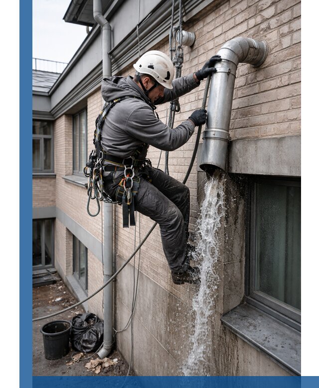 Профессиональная прочистка водосточных труб в Беслане с гарантией