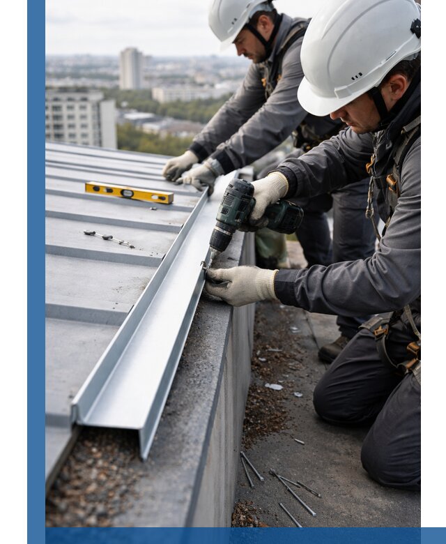 Монтаж капельника на кровле в Беслане с гарантией качества