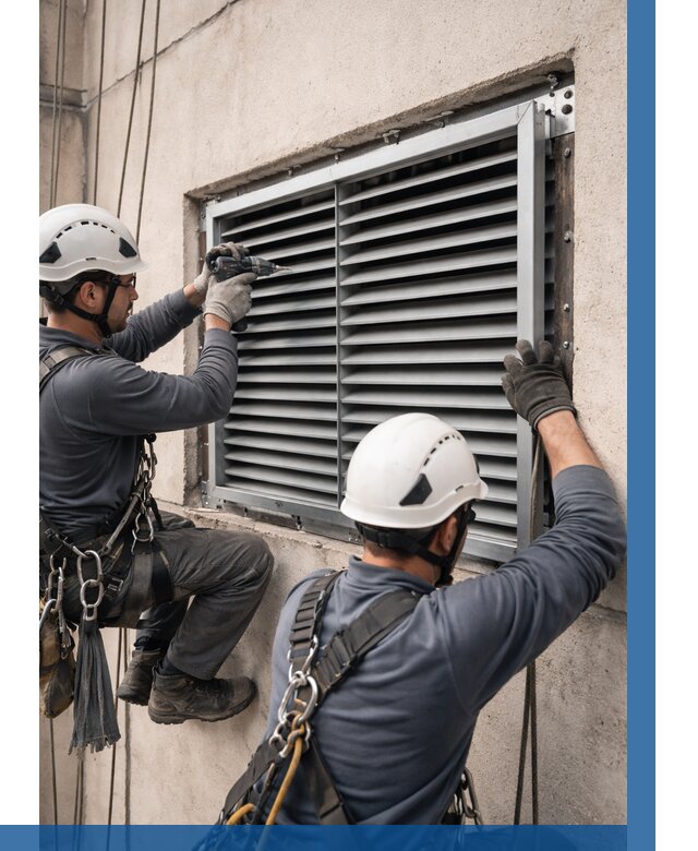 Монтаж вентиляционных решеток в Беслане от 4557 р. | ВЫСОТНИК-Бсл