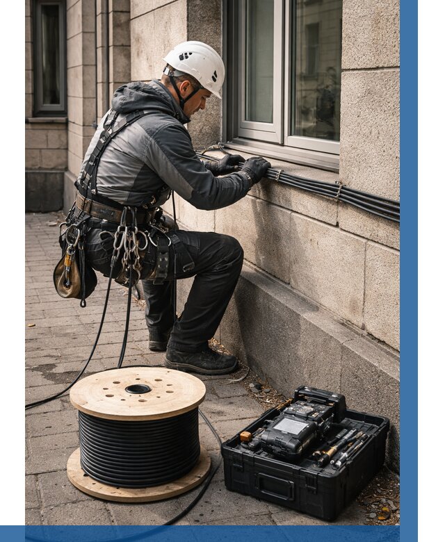 Прокладка оптоволоконного кабеля в Беслане от 810 р. | ВЫСОТНИК-Бсл