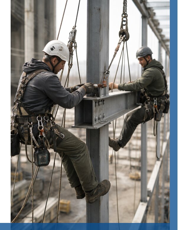 Монтаж металлоконструкций на высоте в Беслане от 3544 р. | ВЫСОТНИК-Бсл