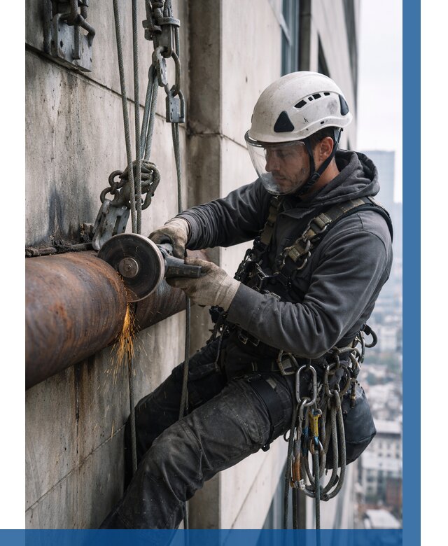 Резка металла на высоте в Беслане по цене от 4557 р. | ВЫСОТНИК-Бсл