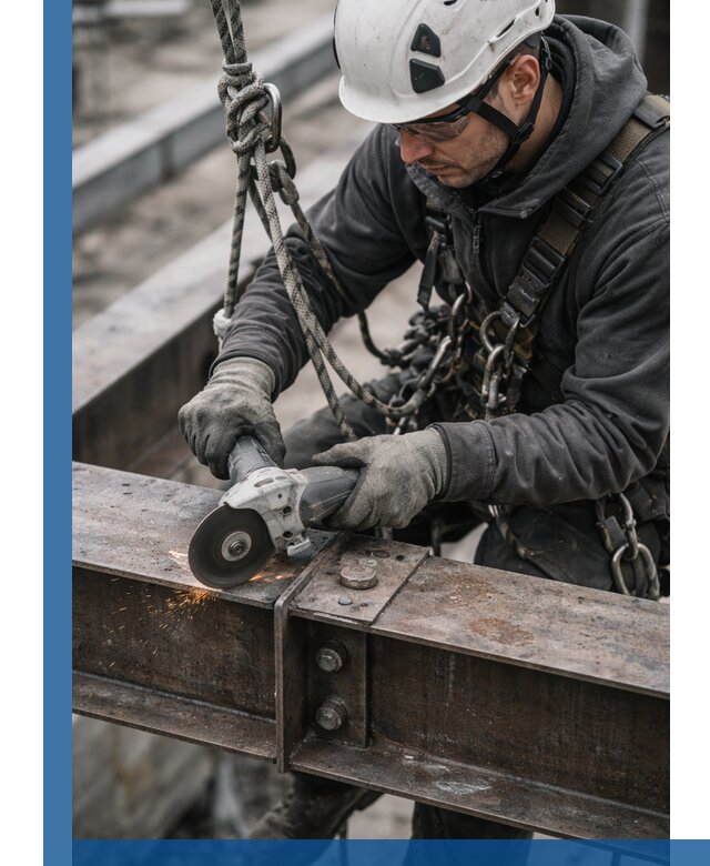 Резка металла на высоте в Беслане для зданий и конструкций