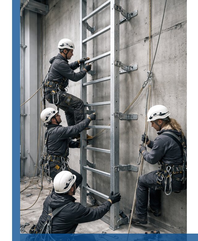 Монтаж металлических лестниц в Беслане под ключ со гарантией