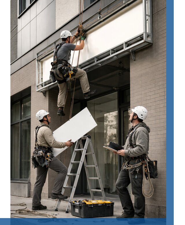 Монтаж светового короба в Беслане от 6582 р. | ВЫСОТНИК-Бсл