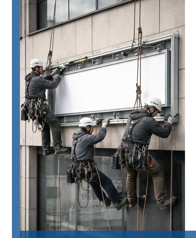 Профессиональный монтаж светового короба под ключ в Беслане