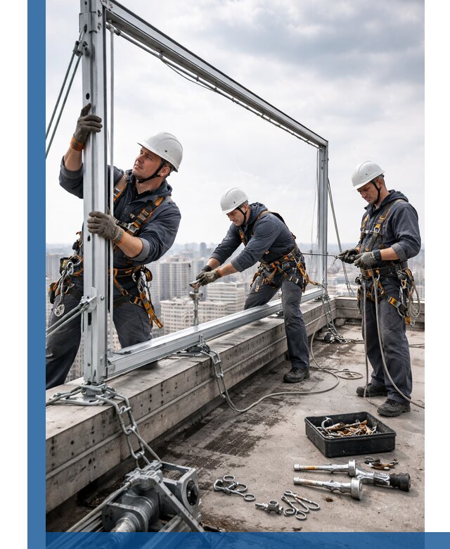 Монтаж крышных рекламных конструкций под ключ в Беслане