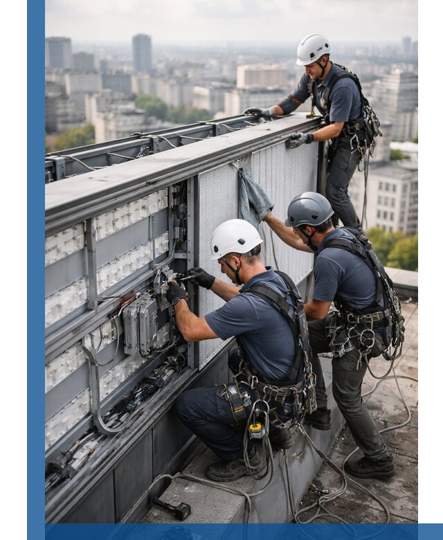 Профессиональное обслуживание крышной рекламы в Беслане под ключ