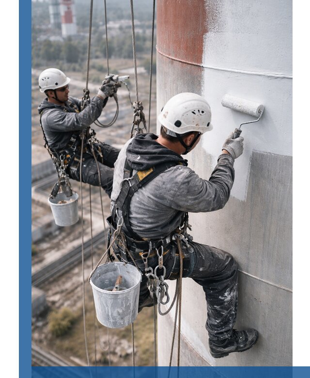 Покраска дымовых труб в Беслане: антикоррозийная защита и восстановление