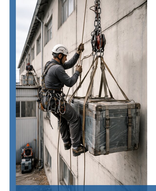 Подъем грузов на высоту в Беслане для промышленных объектов