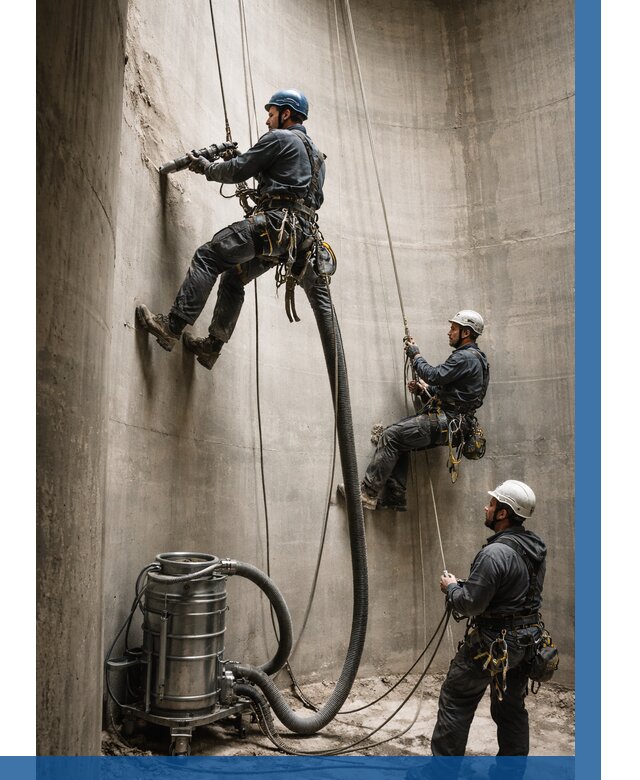 Зачистка силосов в Беслане от 4557 р. Договор и смета ВЫСОТНИК-Бсл