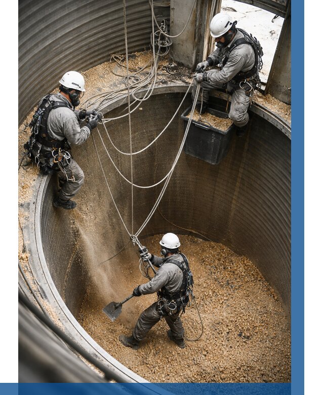 Чистка зерновых бункеров в Беслане от 12151 р. | ВЫСОТНИК-Бсл