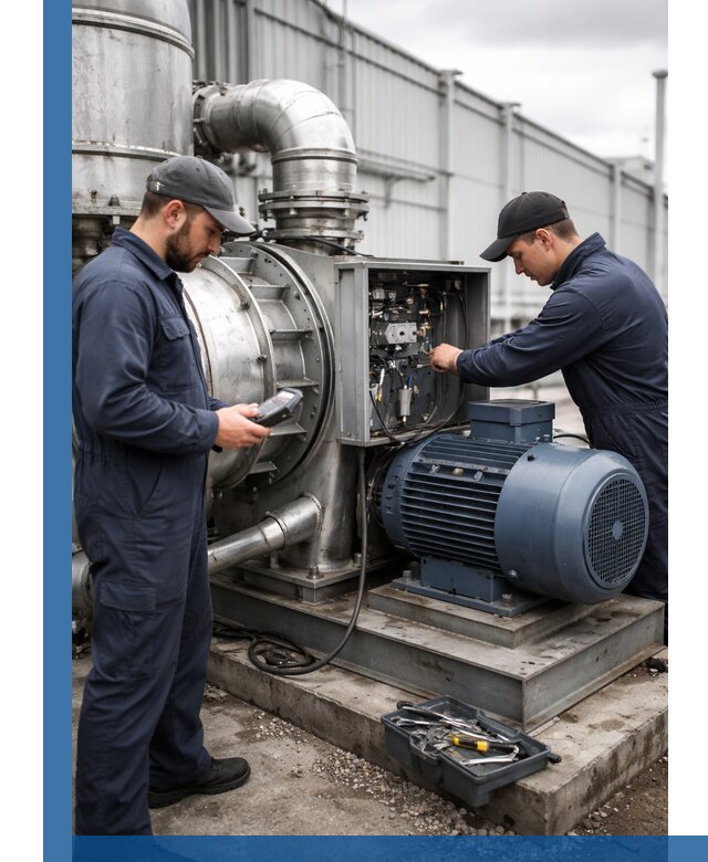 Техническое обслуживание промышленного оборудования в Беслане
