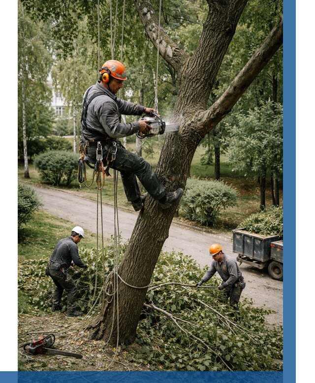 Кронирование деревьев в Беслане от 6582 р. | ВЫСОТНИК-Бсл