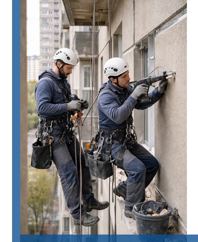 Промышленные альпинисты высотные работы и монтаж в Беслане